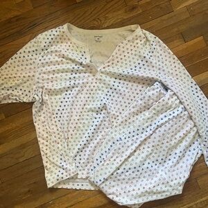 Roller Rabbit rainbow heart pajamas